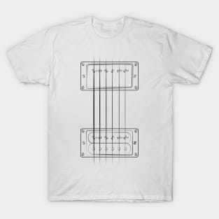 These Go To Eleven - Humbucker Electric Guitar Zip Illustration T-Shirt